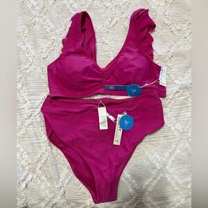 Cupshe pink bikini set - 1x